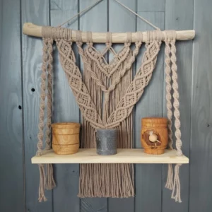 Etagère en macramé