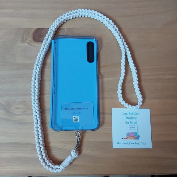 cordon portable écru