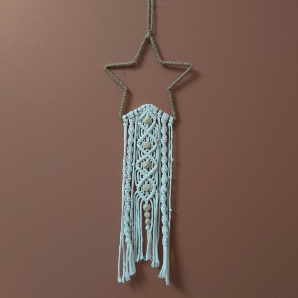 étoile filante macramé