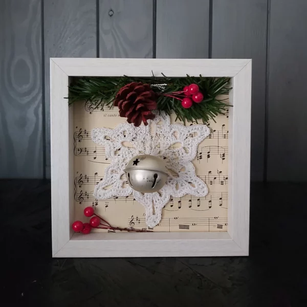 Cadre thème musique de Noël