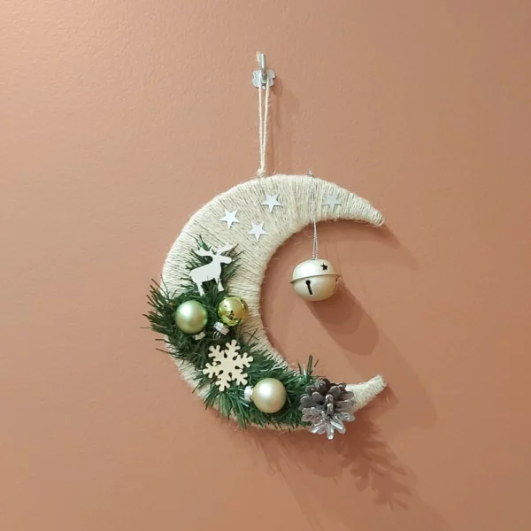 Lune verte et écrue