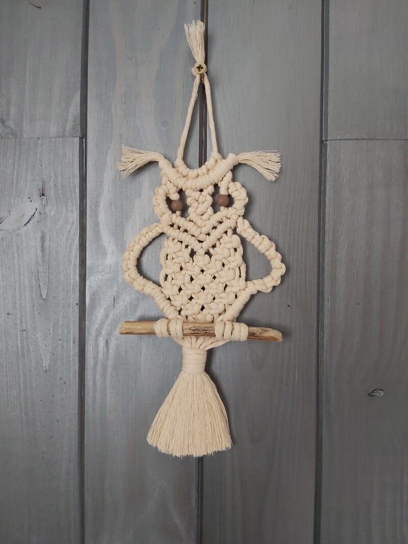 Hibou macramé