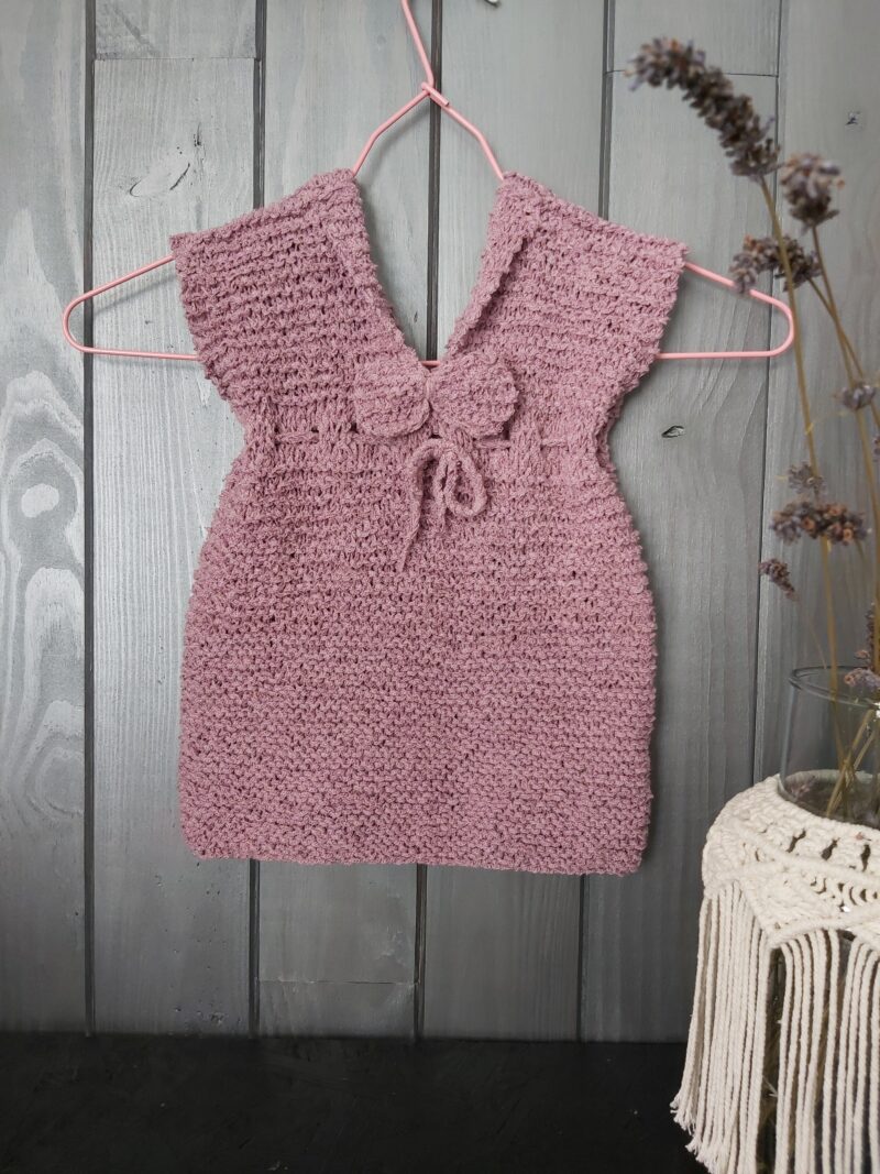 robe mauve bébé