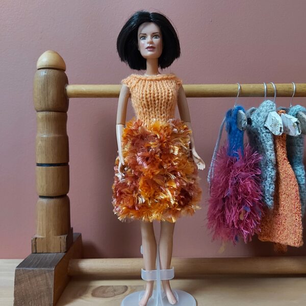 robe corail orange