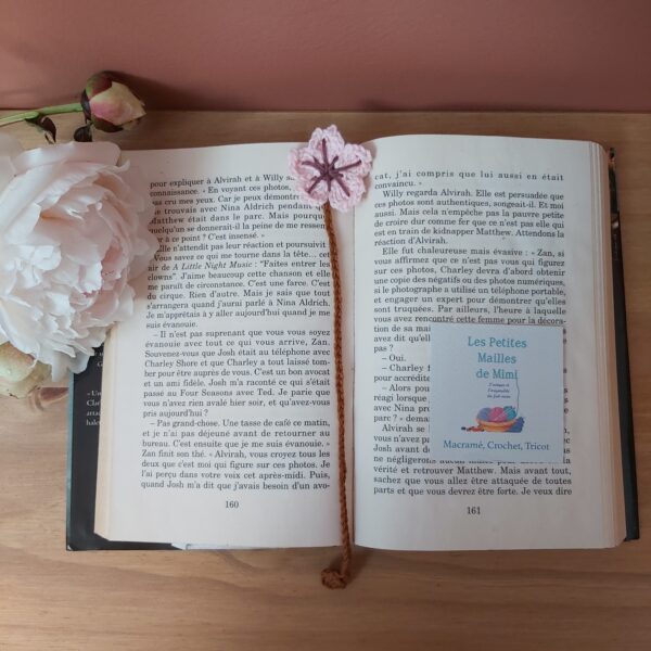 marque-pages fleur de sakura