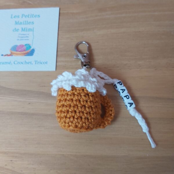 Porte-clefs chope de bière