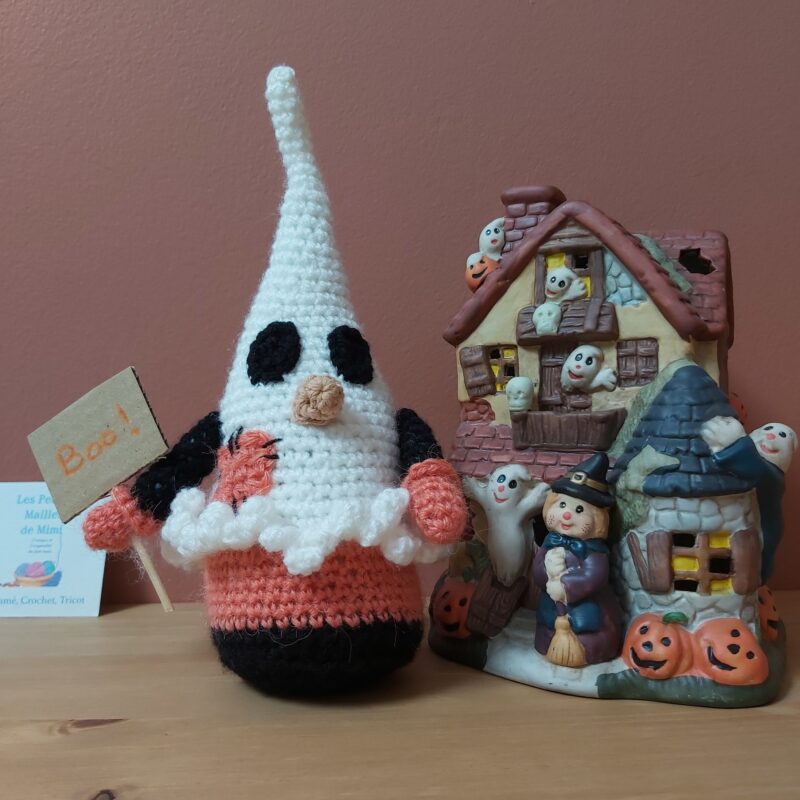 Gnome fantôme d'Halloween