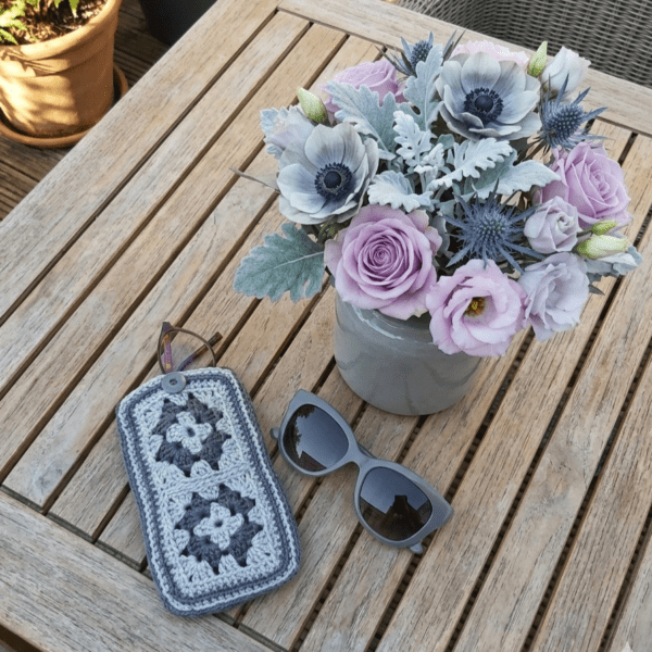 Etui à lunettes duo de gris