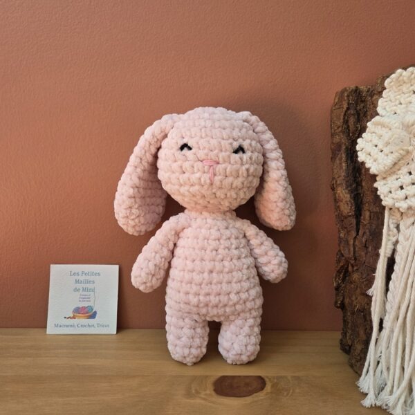 lapin rose poudre