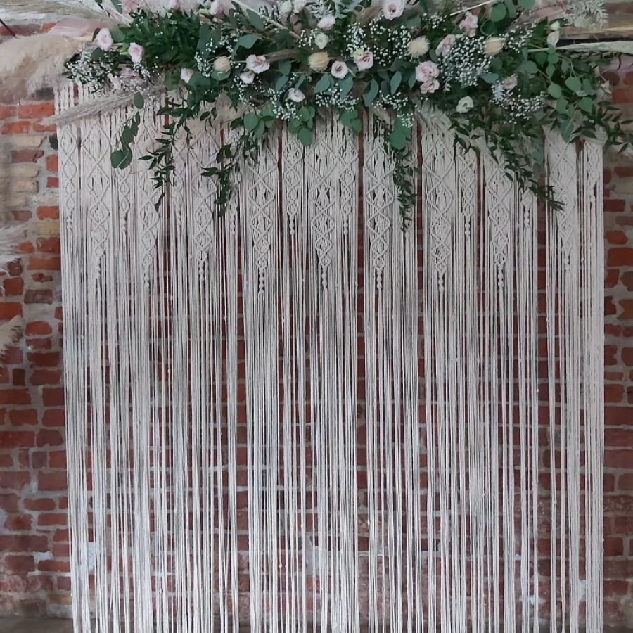 Suspension en macramé pour mariage Suspension en macramé pour mariage